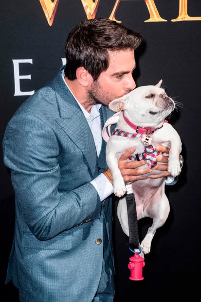 Eli Roth and his dog